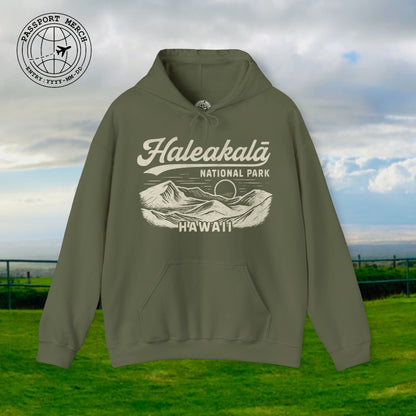Haleakala National Park Vintage Monochrome, Hawaii Hoodie