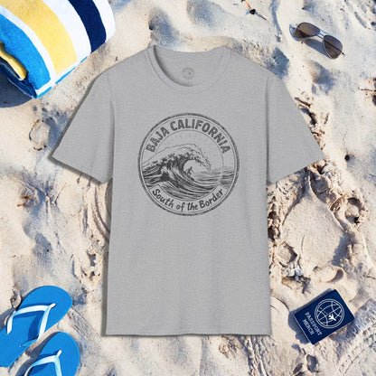 Surf South of the Border, Baja California, Mexico T-Shirt