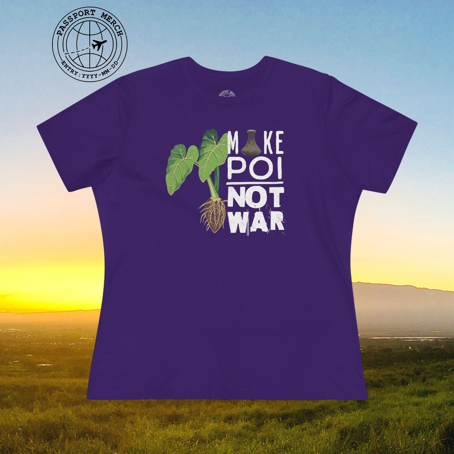 Make Poi Not War, Hawaii, Womens Fit T-Shirt