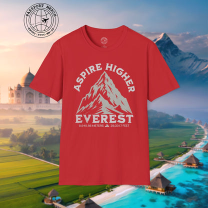 Aspire Higher, Everest Nepal-Tibet T-Shirt