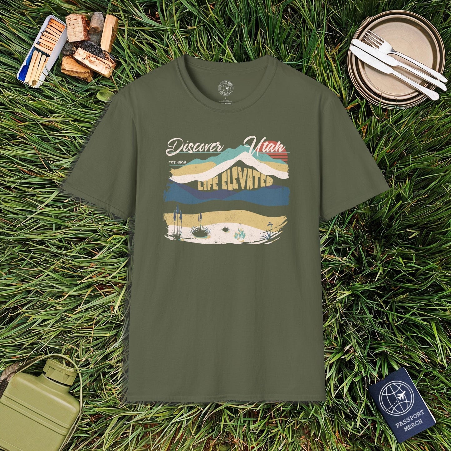 Vintage Utah Life Elevated T-Shirt