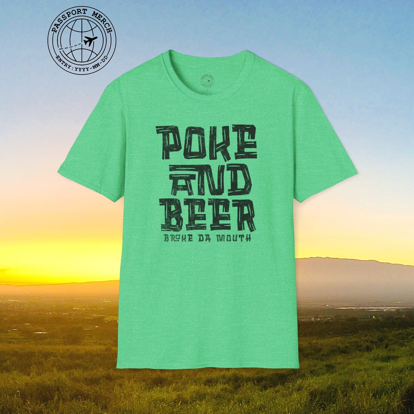 Poke and Beer, Hawaii T-Shirt