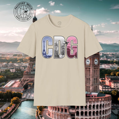 Airport Window Paris France CDG T-Shirt