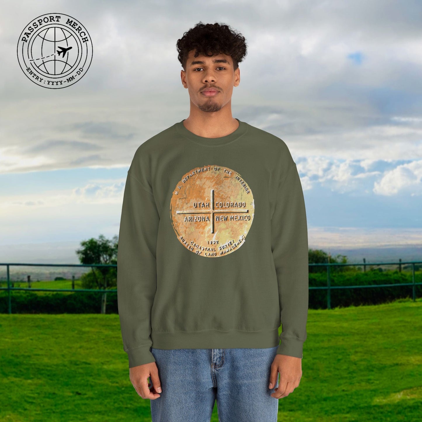 Four Corners - Utah, Colorado, Arizona, New Mexico Crewneck