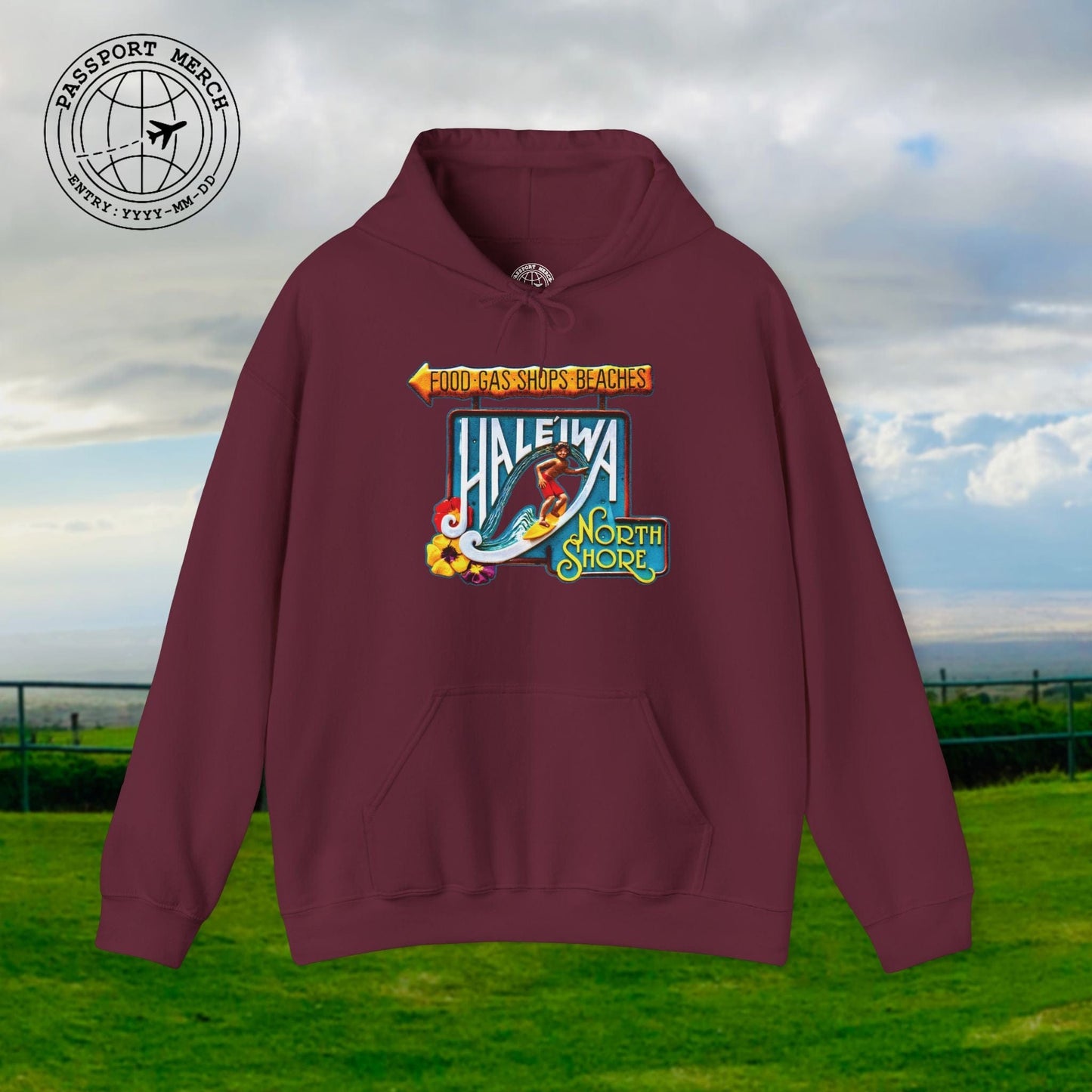 Signs of Wanderlust, Hale'iwa (North) Oahu, Hawaii Hoodie