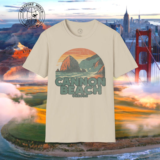 Cannon Beach, Oregon - 80's Vintage T-Shirt