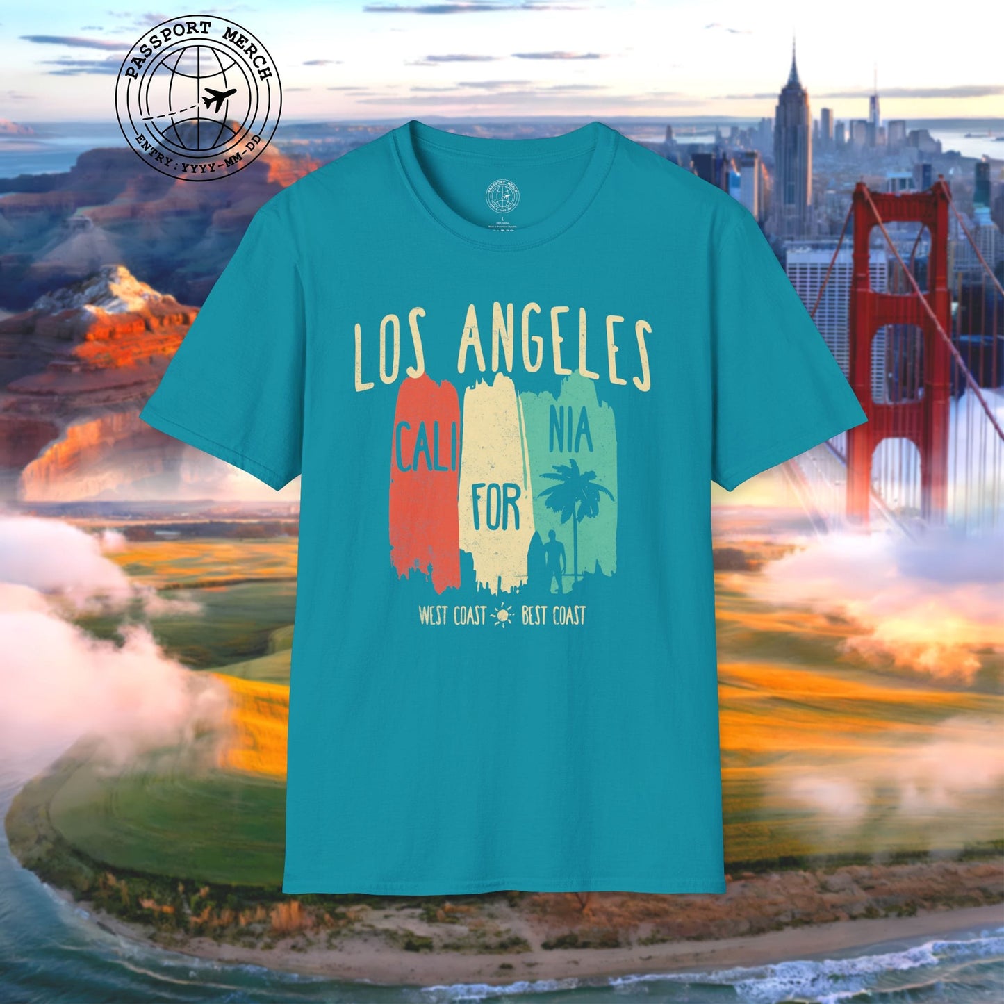 Los Angeles, West Coast Best Coast California T-Shirt