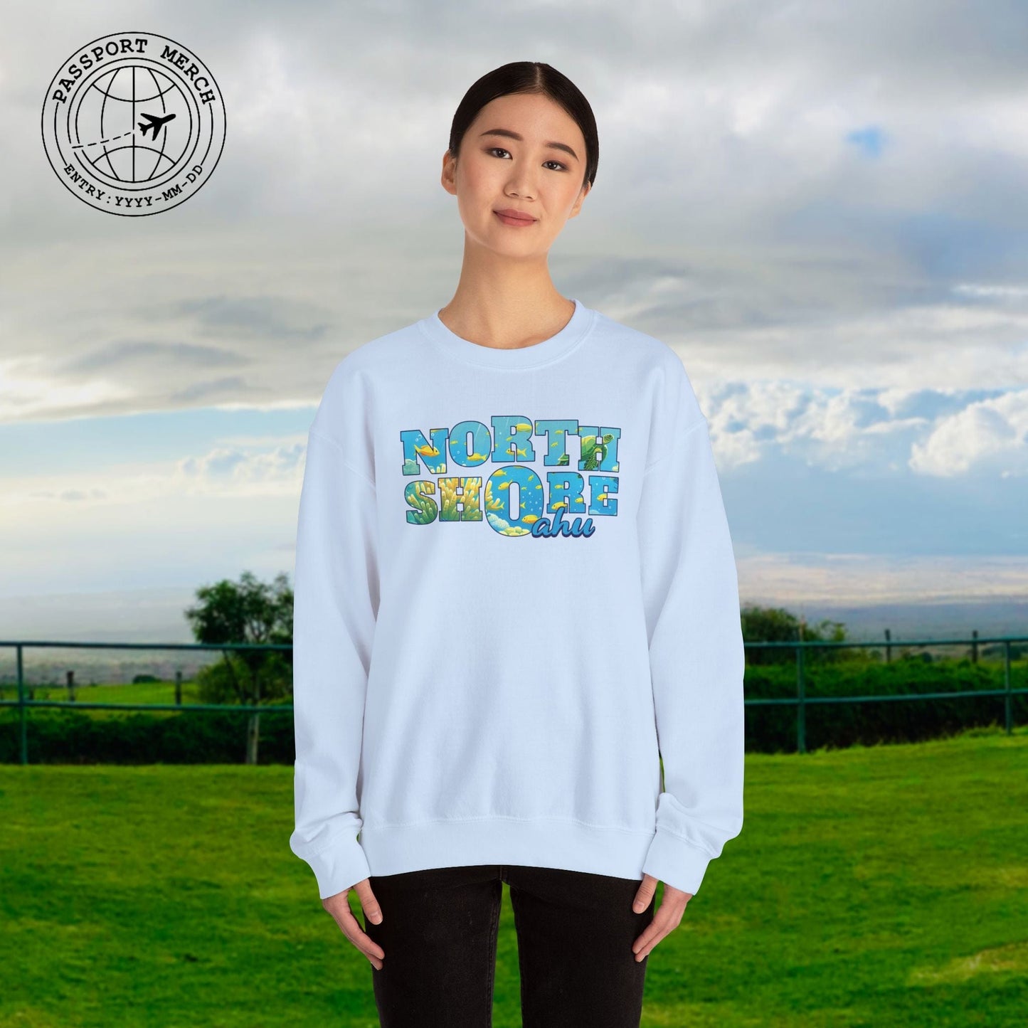 Underwater Dreams, North Shore Oahu, Hawaii Crewneck