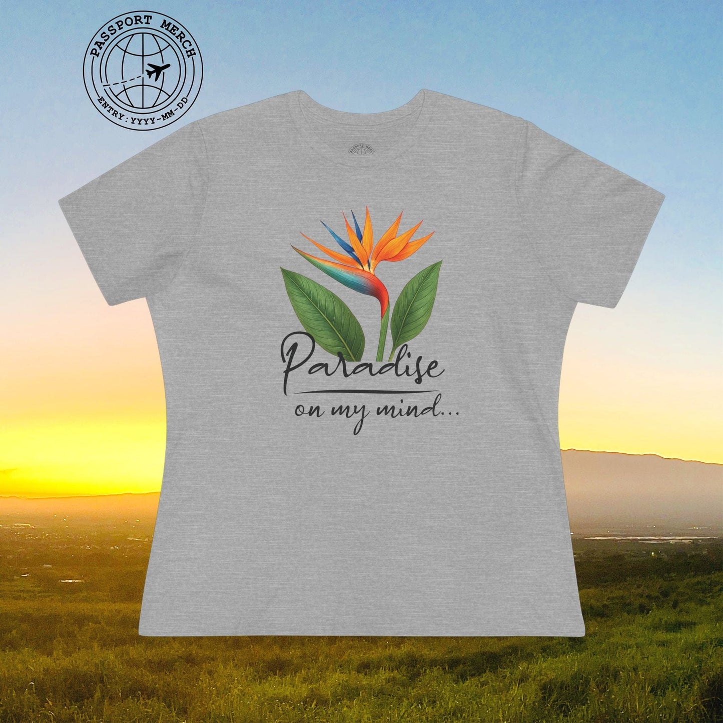 Paradise on My Mind, Hawaii, Womens Fit T-Shirt