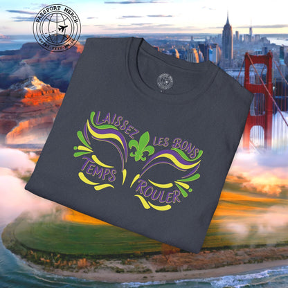 Les Bons Temps Mask, Louisiana T-Shirt