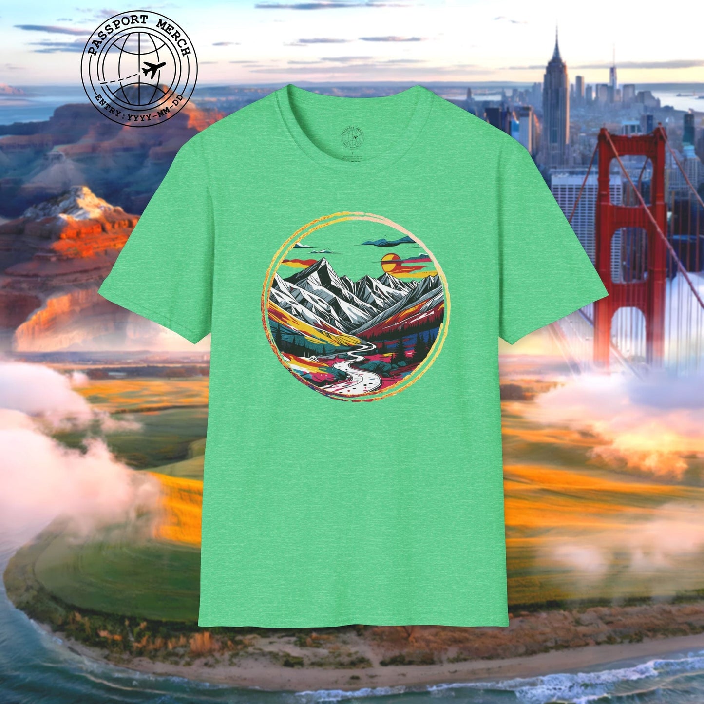 Modern Alpine Wanderlust, Colorado T-Shirt