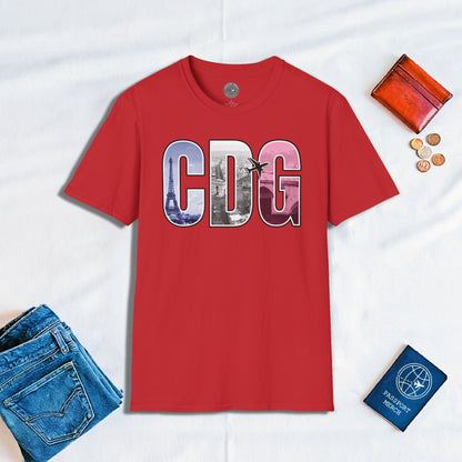 Airport Window ✈️ Paris France CDG T-Shirt