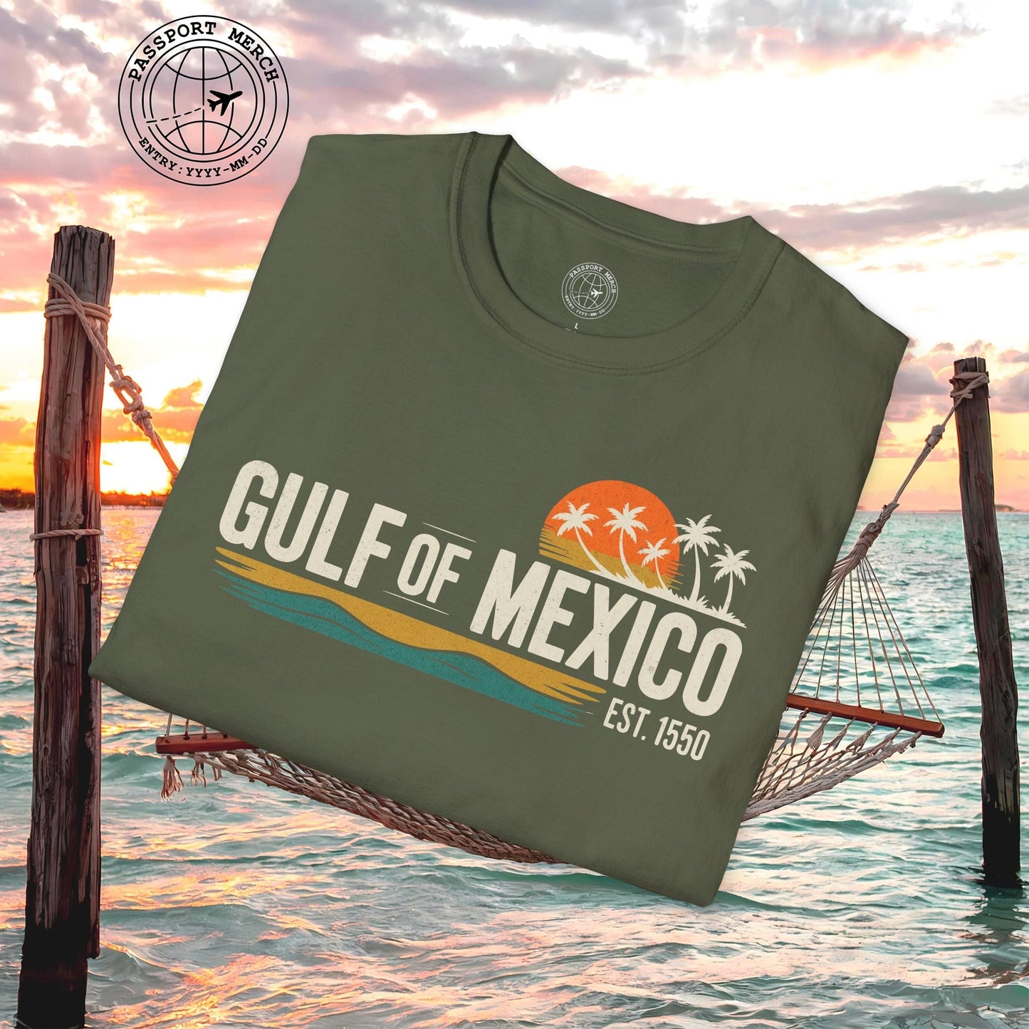 Vintage Retro Gulf of Mexico T-Shirt