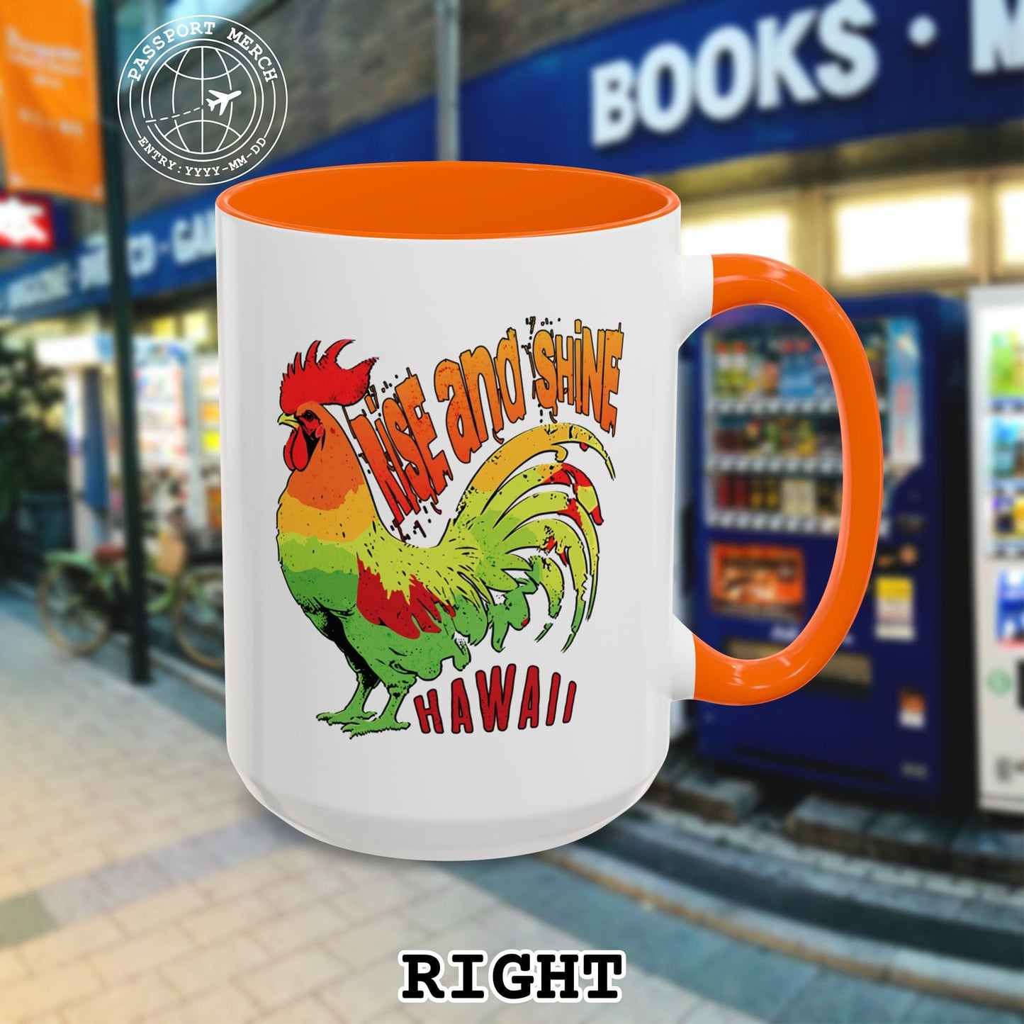 Rise and Shine Rooster, Hawaii 15oz Mug