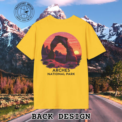 Arches National Park, Utah, Back Print T-Shirt