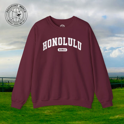 Classic Athletic, Honolulu, Hawaii (Fan Service) Crewneck