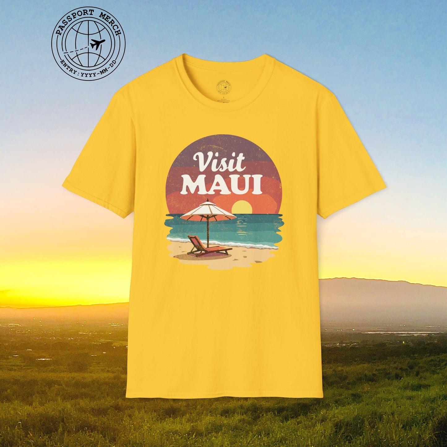 Retro Visit Maui Hawaii T-Shirt
