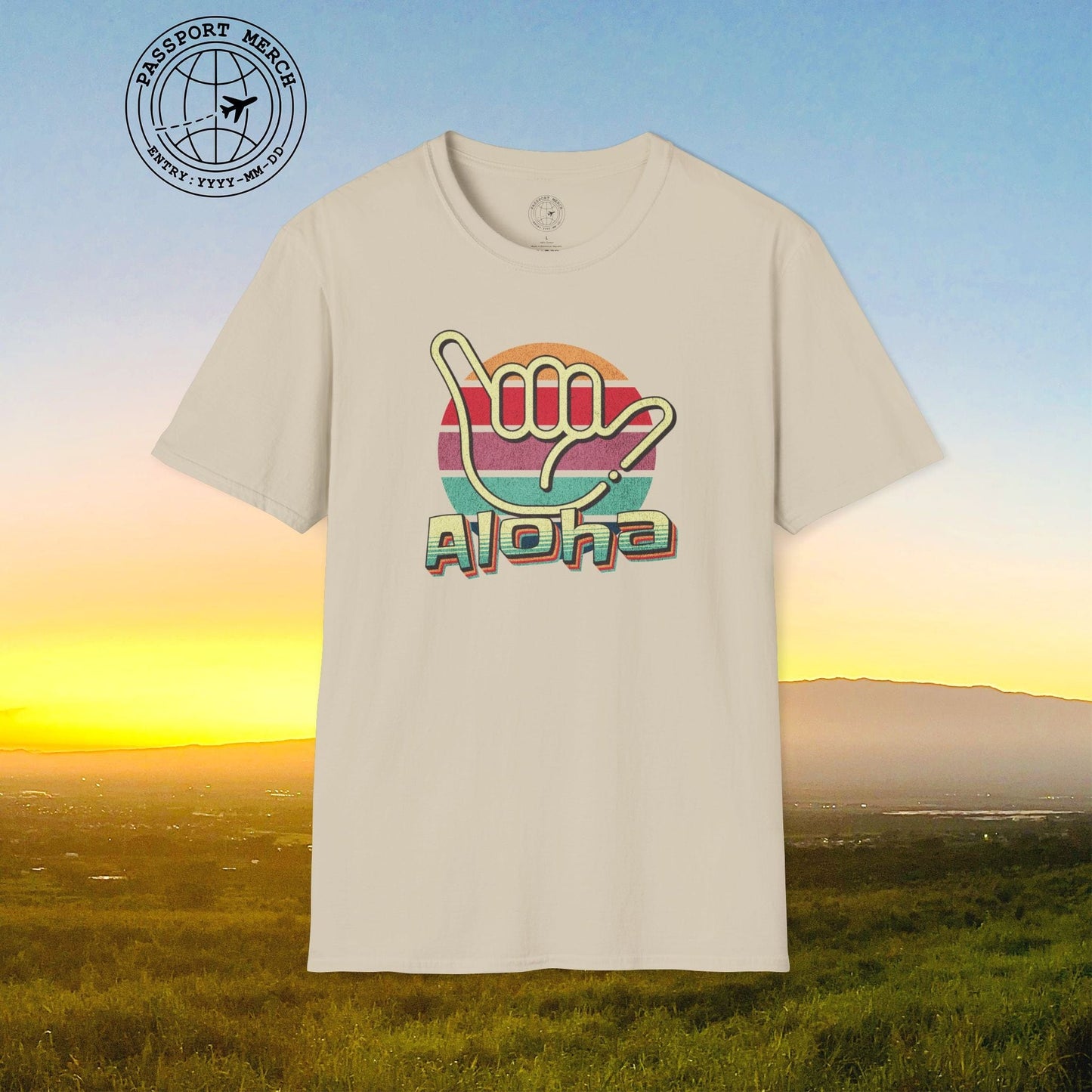 Vintage Retro Aloha Shaka, Hawaii T-Shirt