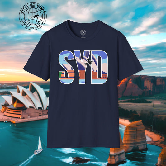 Airport Window Sydney Australia SYD T-Shirt