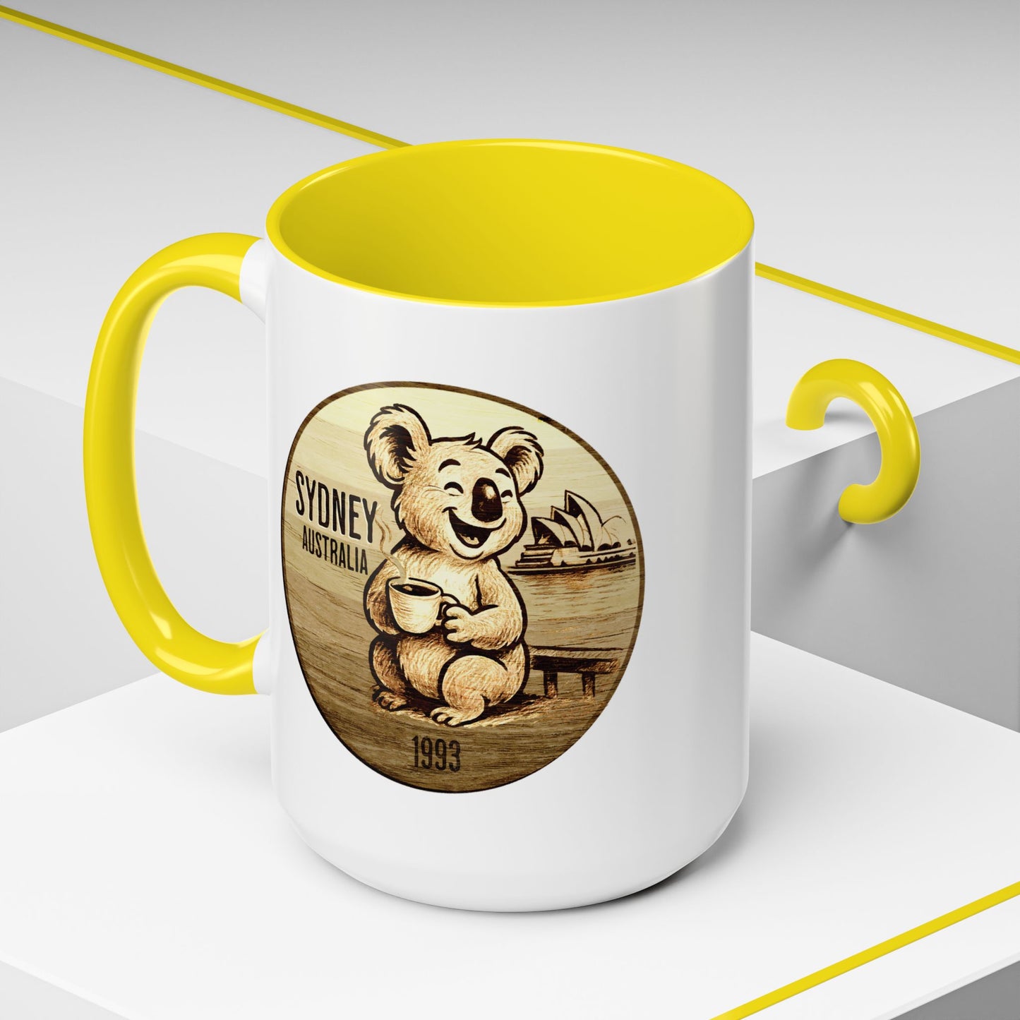 Vintage Koala & Coffee in Sydney, Australia 15oz Mug