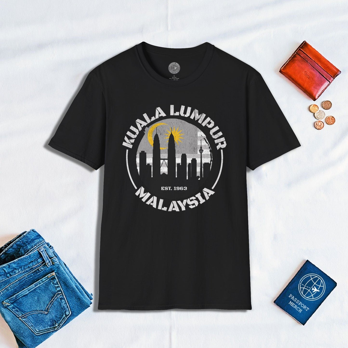 Kuala Lumpur Malaysia, Crescent and Star T-Shirt