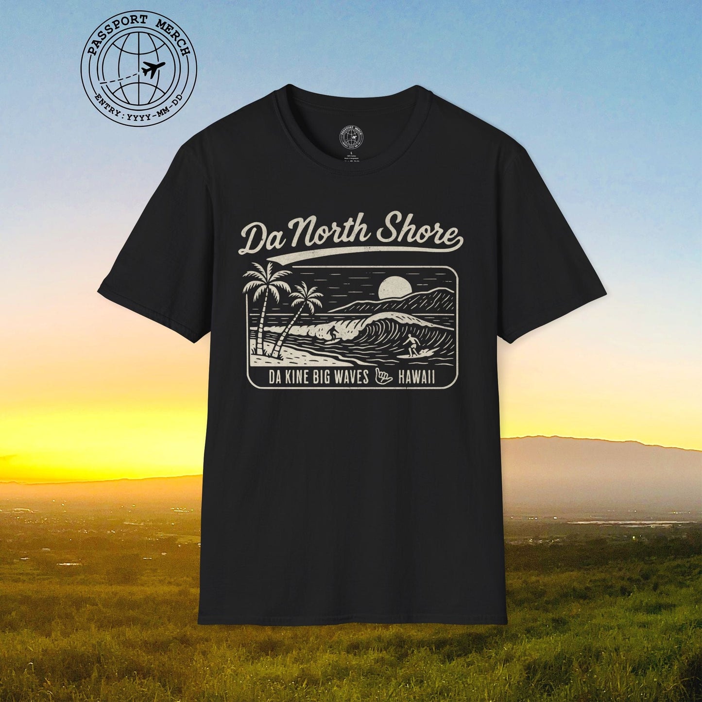 Da North Shore - Da Kine Big Waves, Hawaii T-Shirt