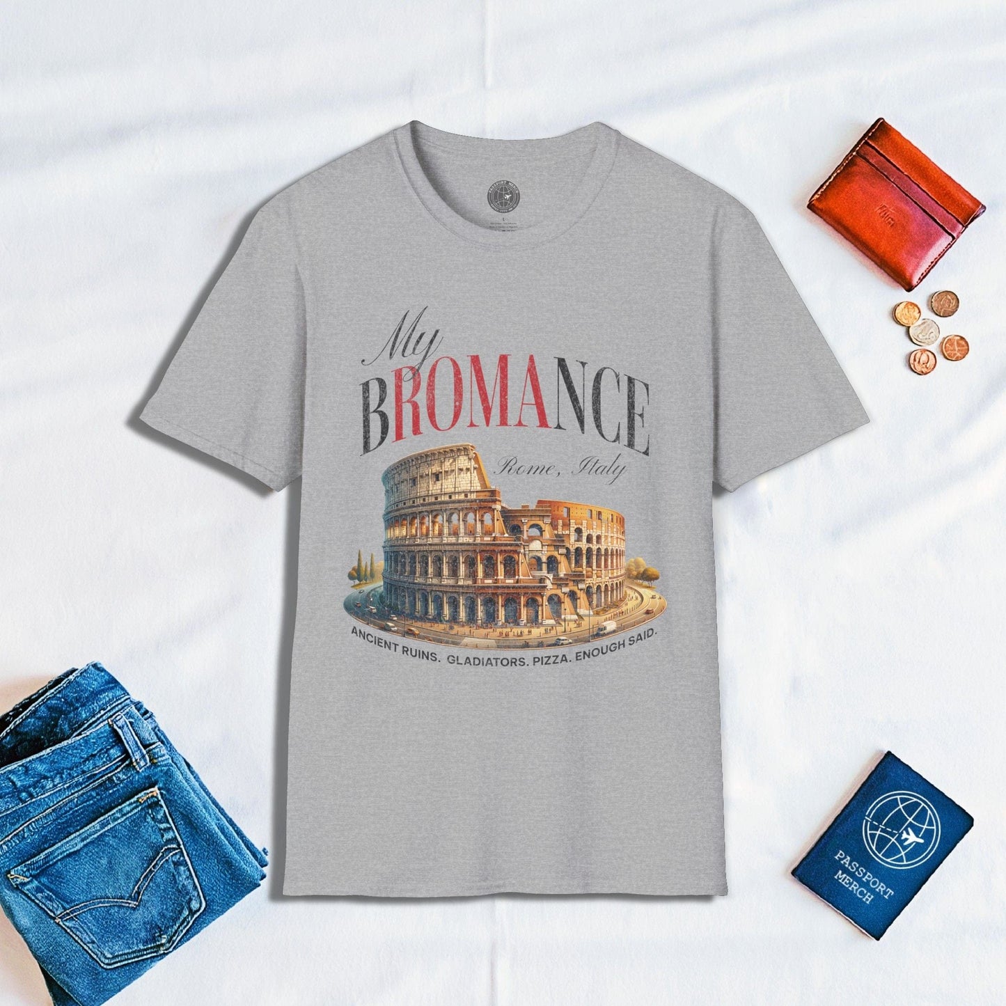 My bROMAance, Rome Italy T-Shirt