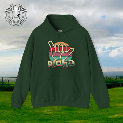 Vintage Retro Aloha Shaka, Hawaii Hoodie