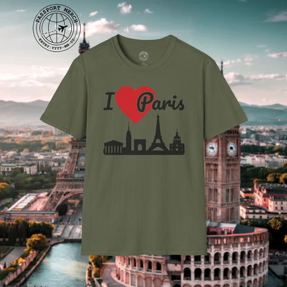 I Heart Paris France T-Shirt