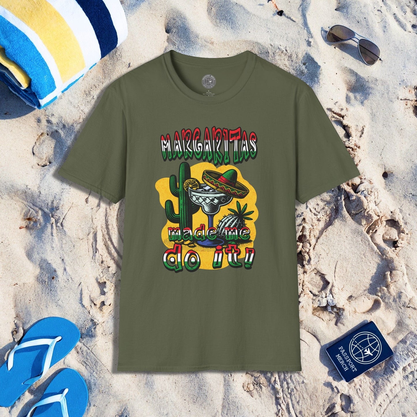 Margaritas Made Me Do It Mexico T-Shirt