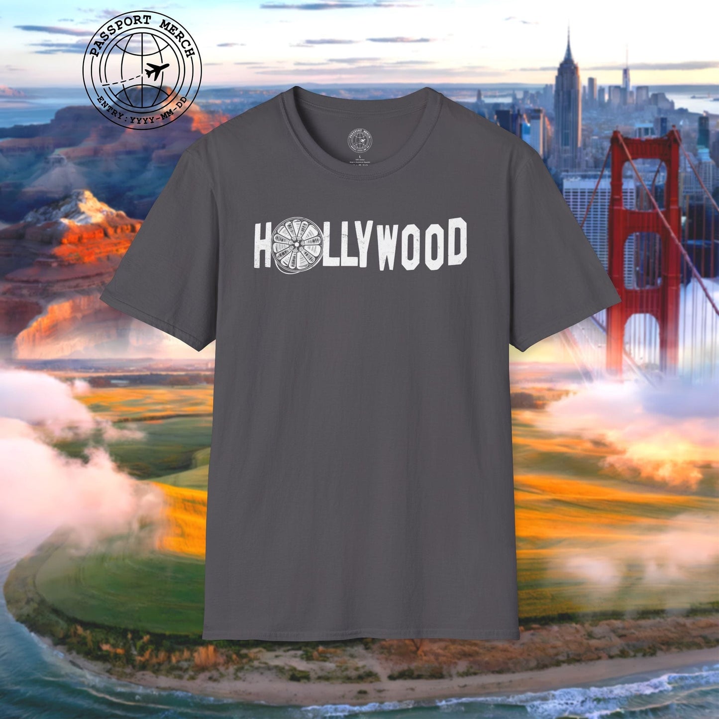 Signs of Wanderlust, Hollywood, California T-Shirt