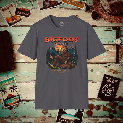 (4XL/5XL Special Order) Bigfoot Brewing Company, Washington T-Shirt Charcoal / 4XL