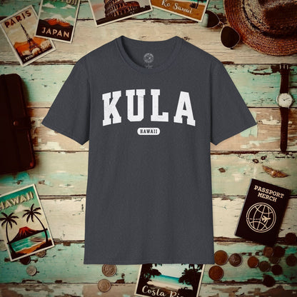 (4XL/5XL Special Order) Classic Athletic, Kula, Hawaii (Fan Service) T-Shirt Dark Heather Grey / 4XL