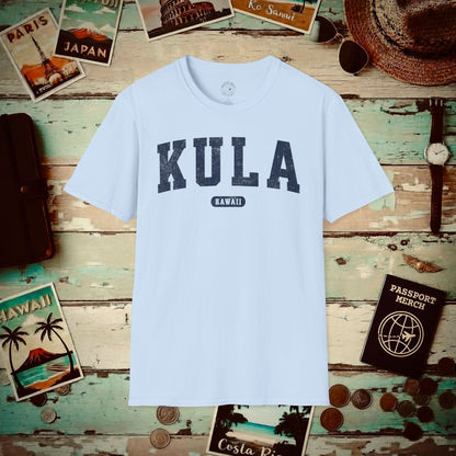 (4XL/5XL Special Order) Classic Athletic, Kula, Hawaii (Fan Service) T-Shirt Light Blue / 4XL