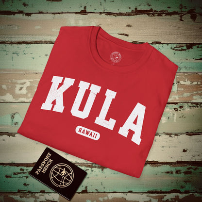 (4XL/5XL Special Order) Classic Athletic, Kula, Hawaii (Fan Service) T-Shirt Red / 4XL
