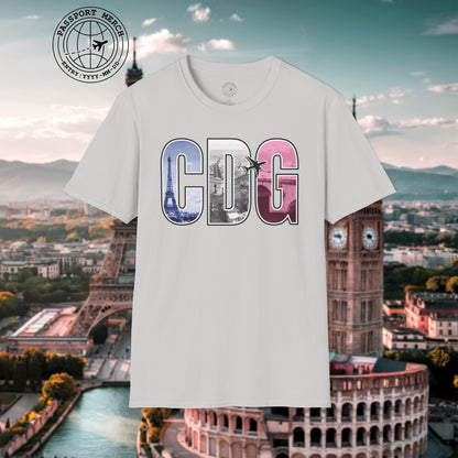 Airport Window Paris France CDG T-Shirt