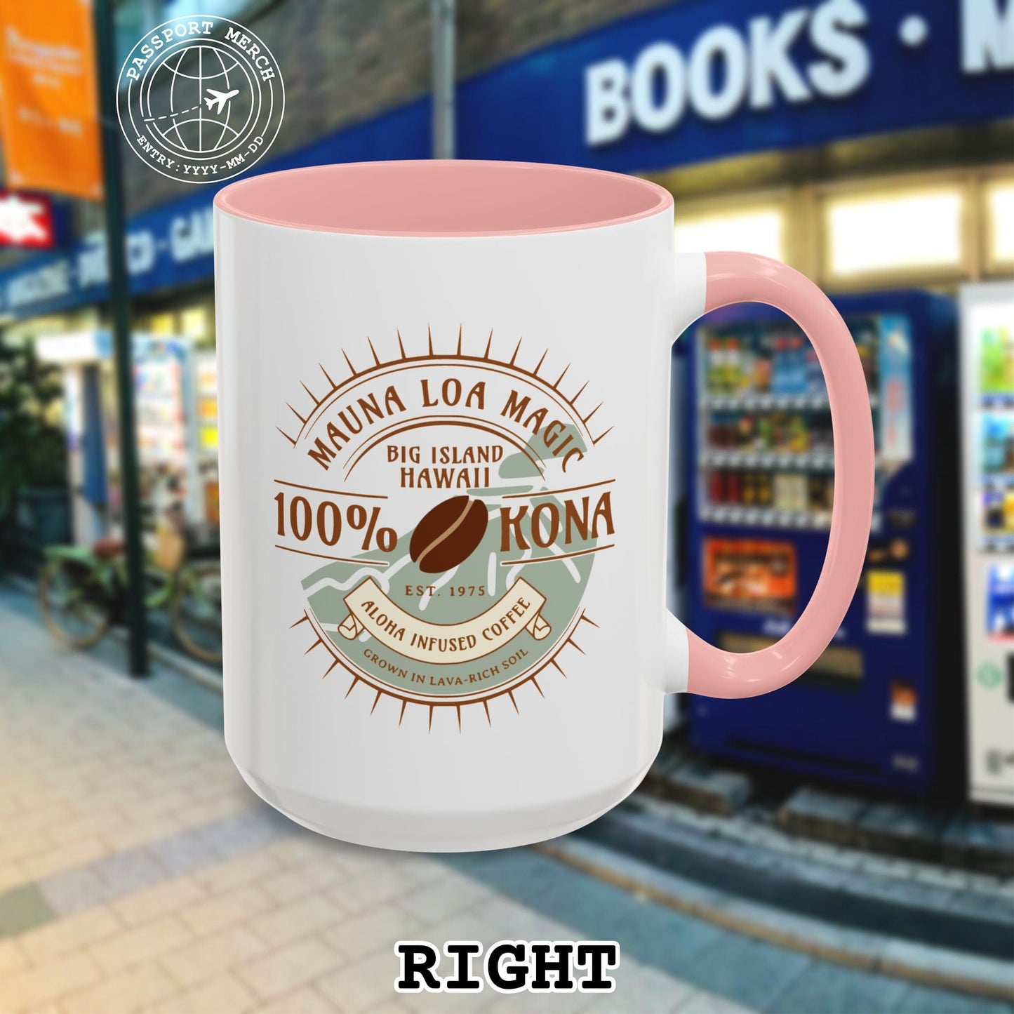 Mauna Loa Magic Kona Coffee Hawaii 15oz Mug
