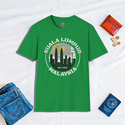 Kuala Lumpur Malaysia, Crescent and Star T-Shirt