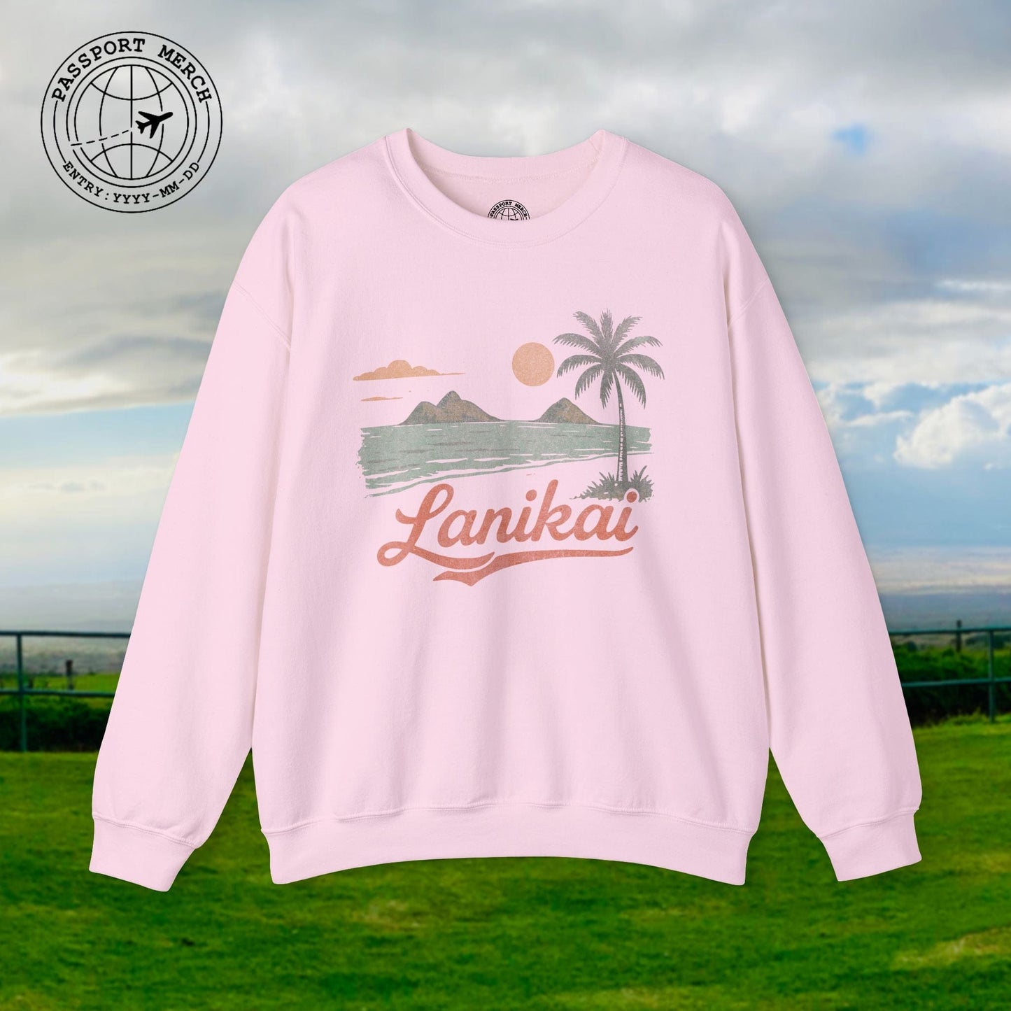 Vintage Lanikai, Oahu, Hawaii Crewneck