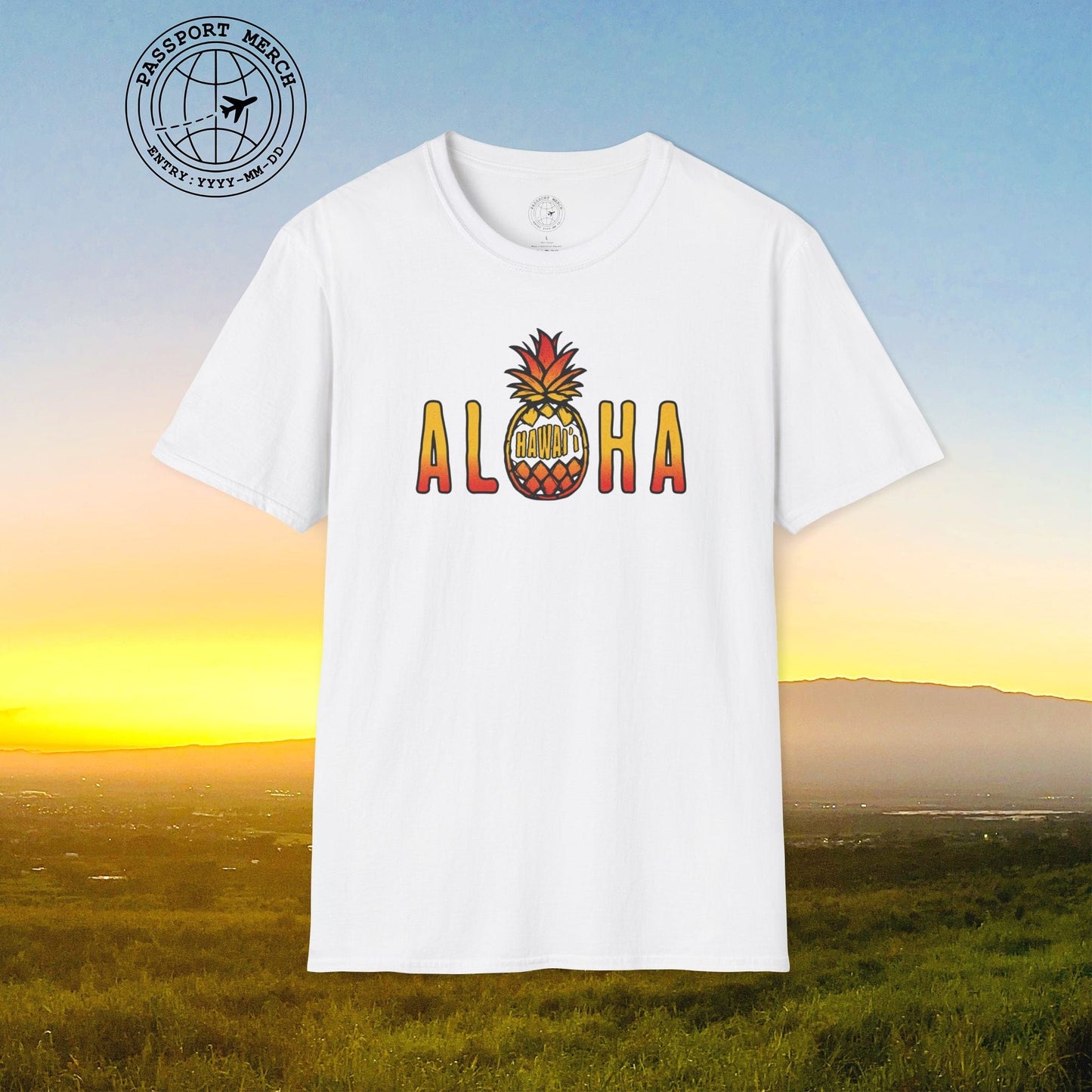 Aloha Pineapple Fire, Hawaii T-Shirt