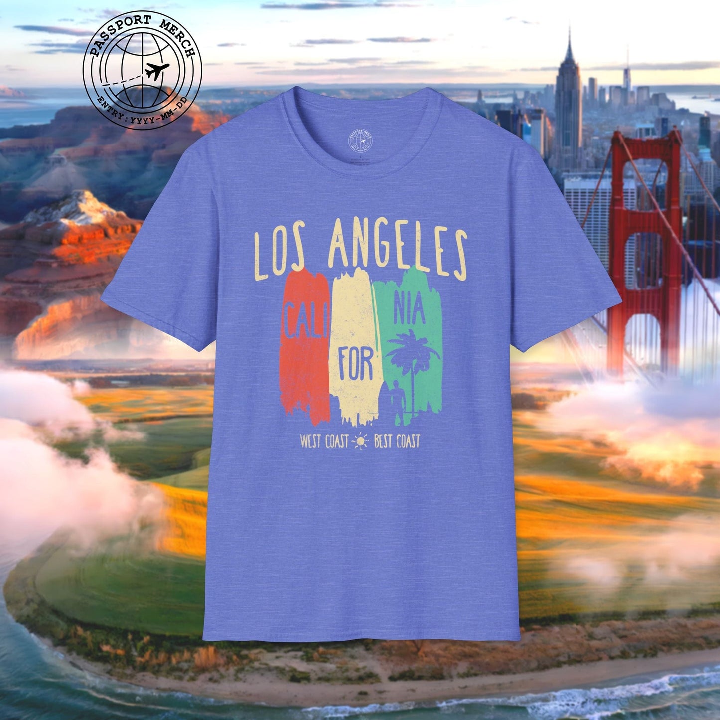 Los Angeles, West Coast Best Coast California T-Shirt