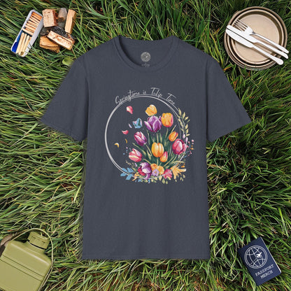 Springtime is Tulip Time in Holland T-Shirt