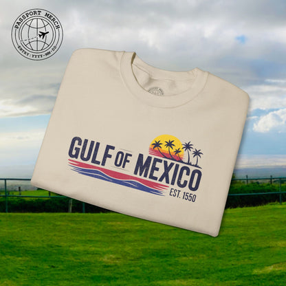 Vintage Retro Gulf of Mexico Crewneck