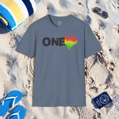 One Heart, Jamaican Reggae T-Shirt