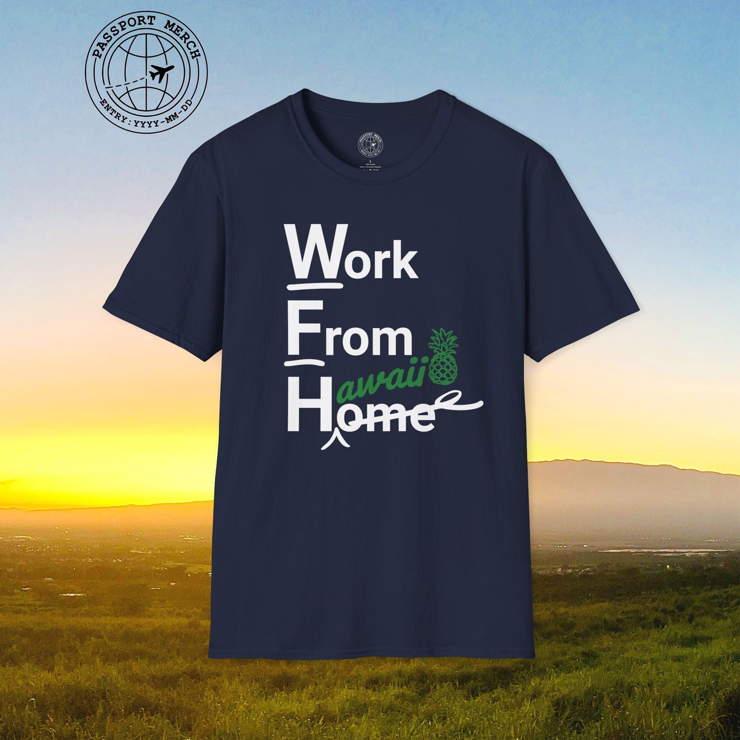 WFH, Work From Hawaii T-Shirt