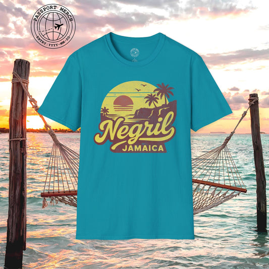 Negril, Jamaica - 80's Vintage T-Shirt