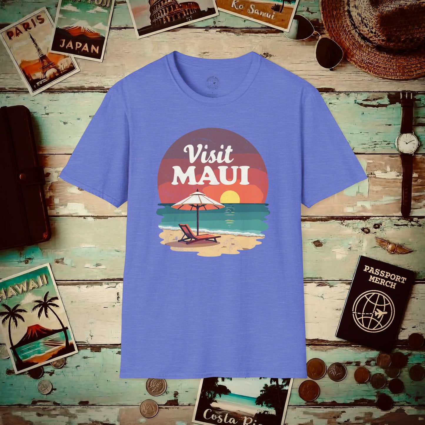 Retro Visit Maui Hawaii T-Shirt