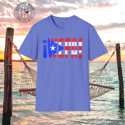 Wepa Puerto Rico Letter Flag T-Shirt