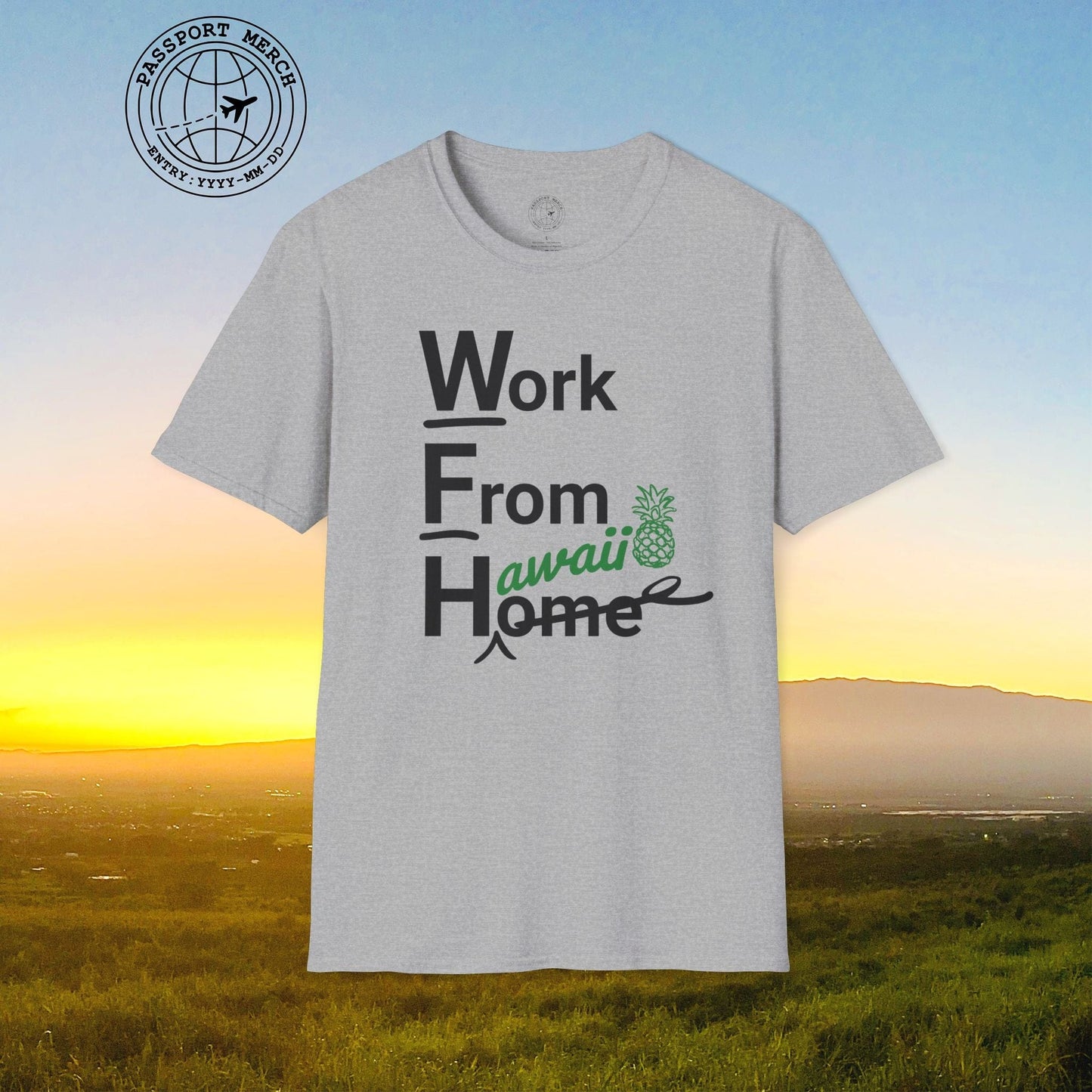 WFH, Work From Hawaii T-Shirt