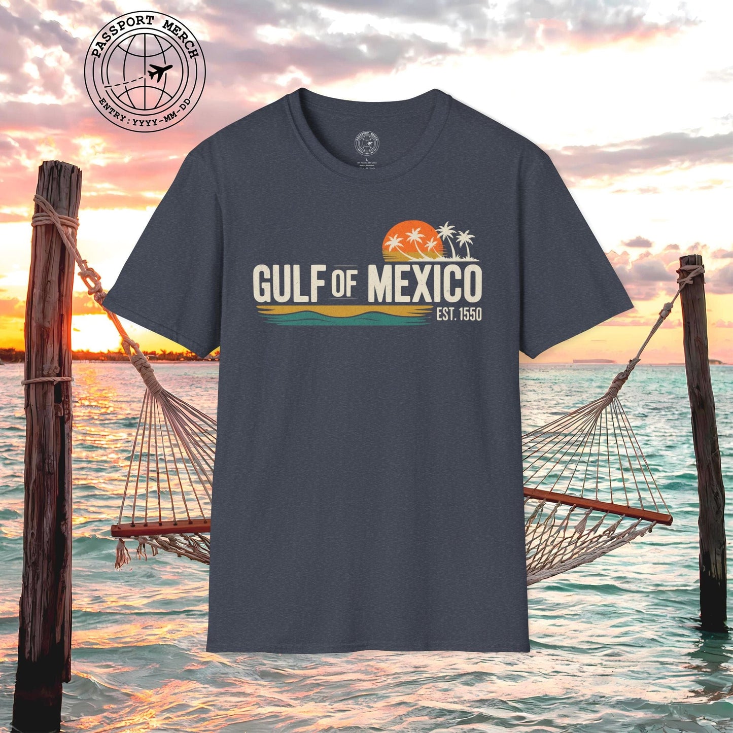 Vintage Retro Gulf of Mexico T-Shirt